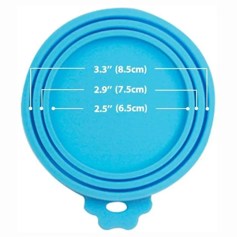 Couvercle en silicone pour boîte de nourriture pour chat