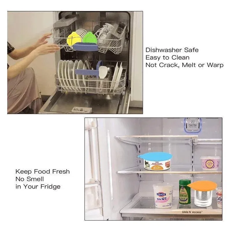 Couvercle en silicone pour conserver les restes
