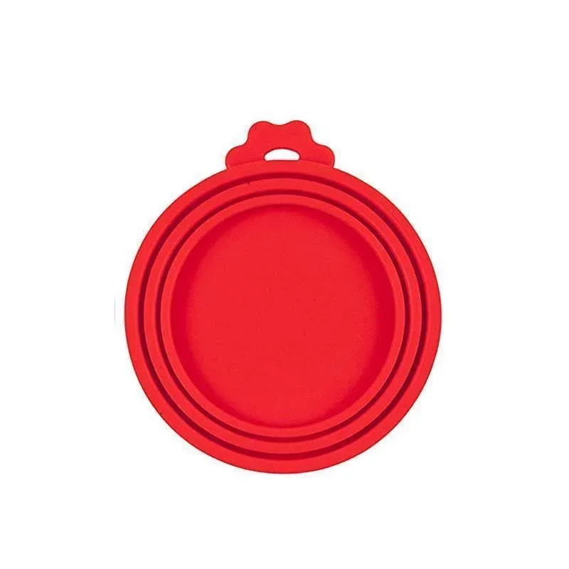 Couvercle en silicone réutilisable pour boîtes de nourriture pour animaux, lot de 18, couvercle d'étanchéité, accessoires pour chiens et chats, compatible avec les diamètres 6,5 cm, 7,5 cm et 8,5 cm, 3 en 1 12