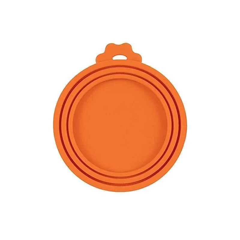 Couvercle en silicone réutilisable pour boîtes de nourriture pour animaux, lot de 18, couvercle d'étanchéité, accessoires pour chiens et chats, compatible avec les diamètres 6,5 cm, 7,5 cm et 8,5 cm, 3 en 1 9