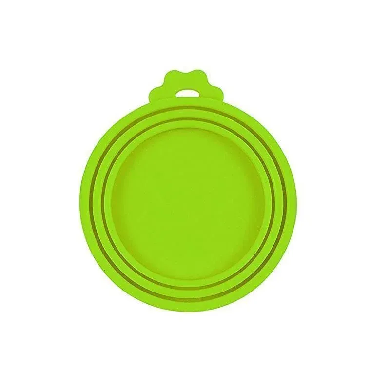 Couvercle en silicone réutilisable pour boîtes de nourriture pour animaux, lot de 18, couvercle d'étanchéité, accessoires pour chiens et chats, compatible avec les diamètres 6,5 cm, 7,5 cm et 8,5 cm, 3 en 1 8