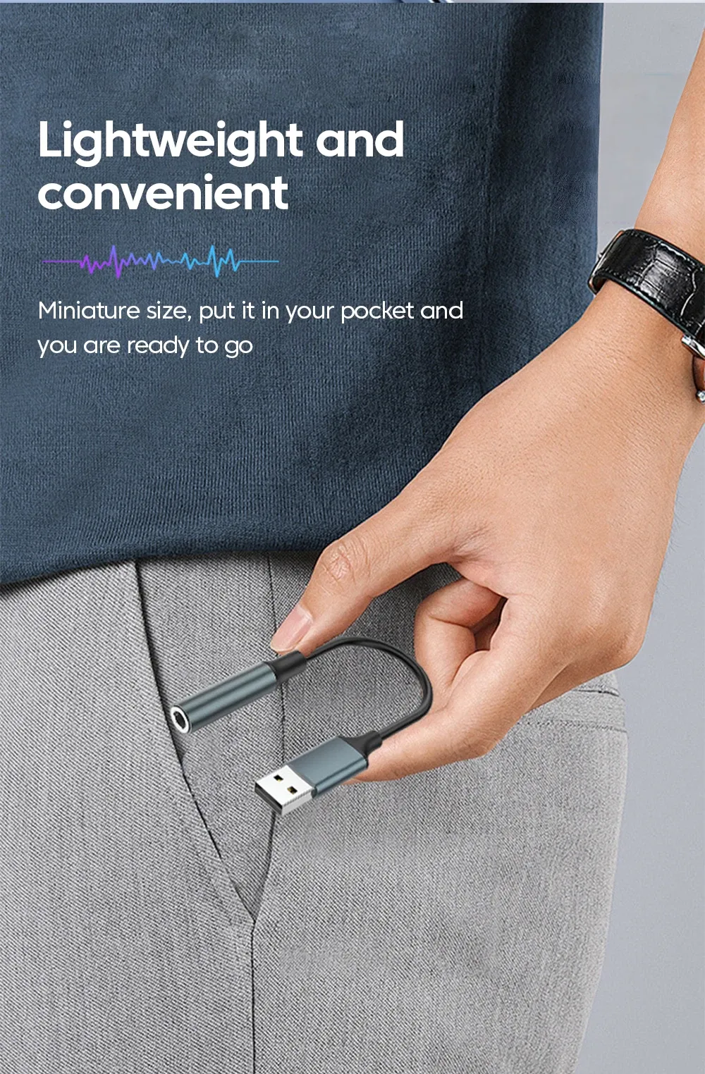 Adaptateur en situation d'usage