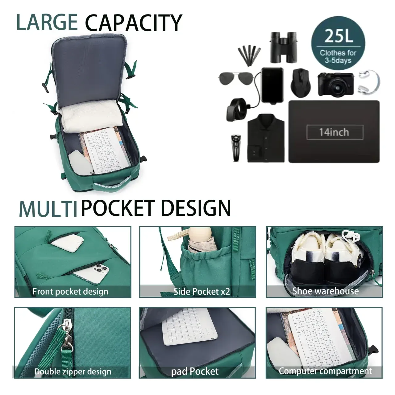 Sac à dos grande capacité