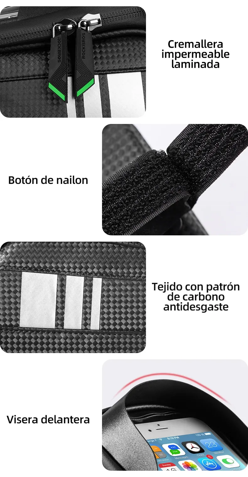 Vue détaillée du sac de vélo ROCKBROS