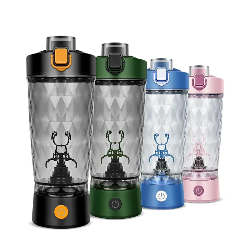 Shaker électrique automatique 650 ml pour protéines, mélangeur portable pour la salle de sport et l'extérieur