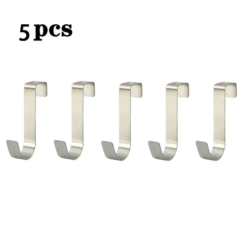 Crochets polyvalents pour porte d'armoire de cuisine, crochet à suspendre pour vêtements, manteaux, chapeaux et serviettes, accessoires de salle de bains 9