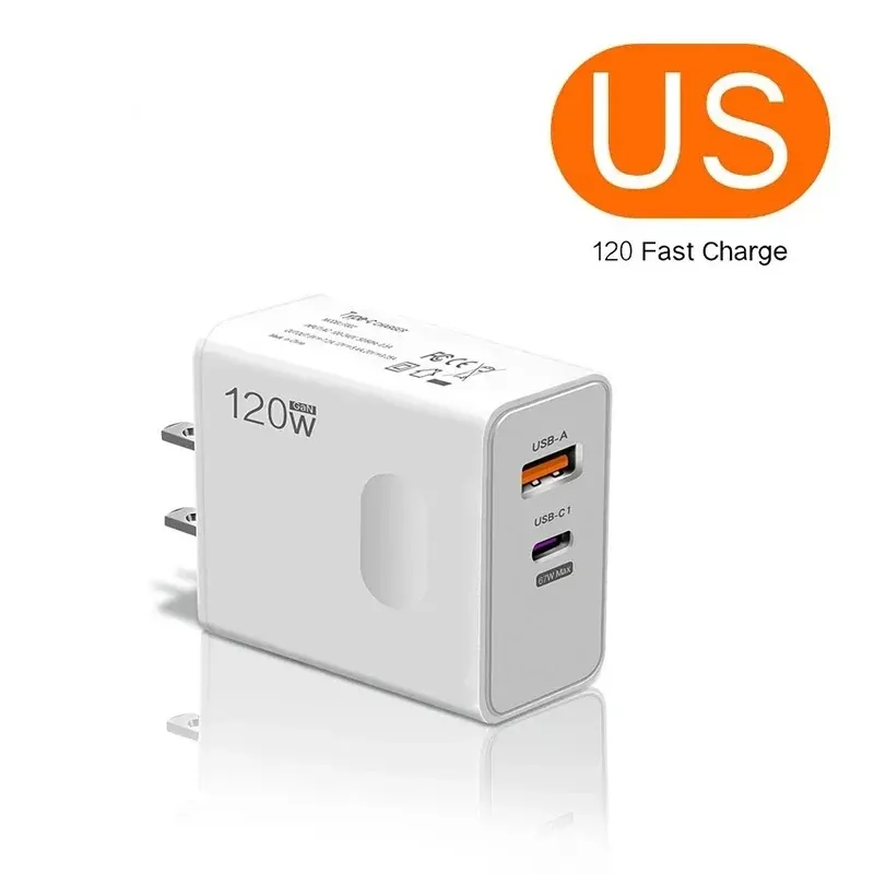 Chargeur Xiaomi d'origine 120 W à charge rapide HyperCharge, adaptateur secteur USB Type-C 6 A pour Xiaomi Ultra et Redmi 8