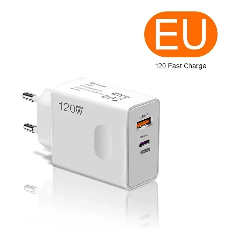 Chargeur Xiaomi d'origine 120 W à charge rapide HyperCharge, adaptateur secteur USB Type-C 6 A pour Xiaomi Ultra et Redmi 10
