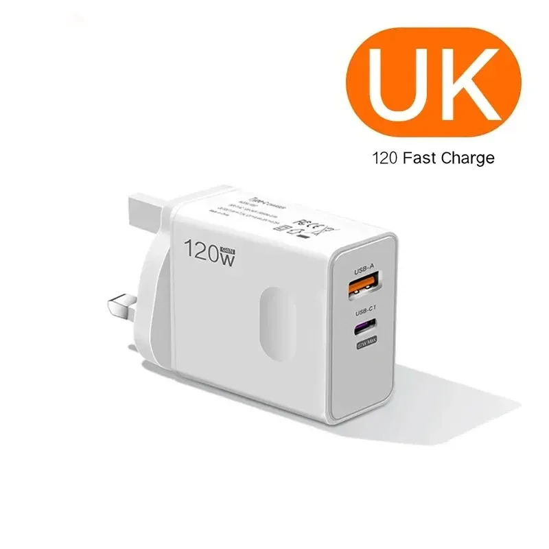 Chargeur Xiaomi d'origine 120 W à charge rapide HyperCharge, adaptateur secteur USB Type-C 6 A pour Xiaomi Ultra et Redmi 9