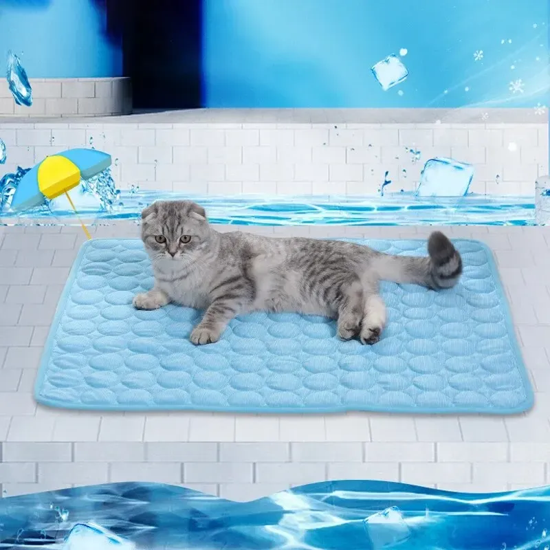 Tapis rafraîchissant pour chiens et chats, couverture de refroidissement durable