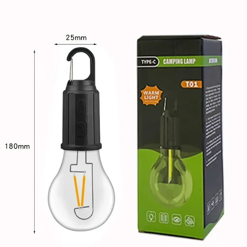 Lanterne LED rechargeable par USB pour camping et pêche, éclairage d'urgence haute luminosité 11