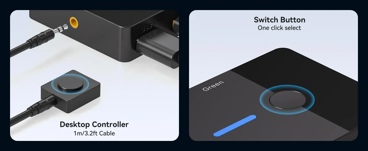 Connectique et ergonomie du commutateur KVM HDMI