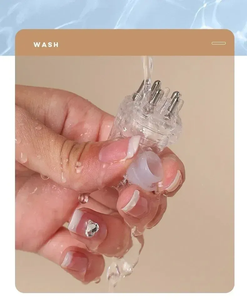 Applicateur pour cuir chevelu, texture