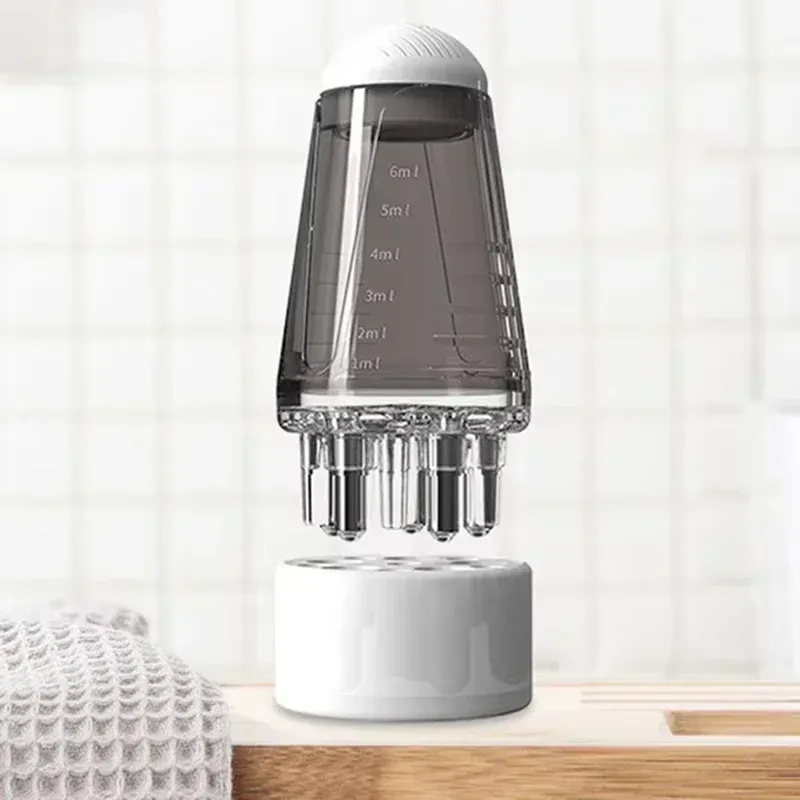 Applicateur de cuir chevelu, solution de repousse et de coiffage des cheveux, peigne de guidage, tête hexagonale, rouleau d'huile, peigne de massage, outils de relaxation 8