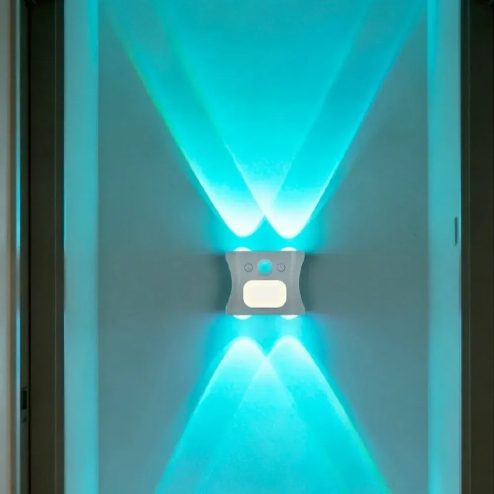 Veilleuse murale rechargeable à détecteur de mouvement sans fil, RGB 16 couleurs avec télécommande 3