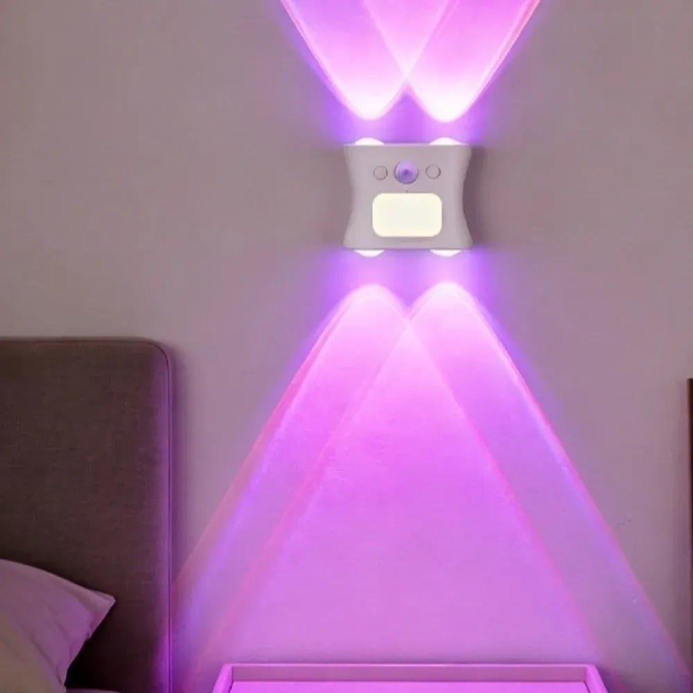 Lampe murale à détecteur de mouvement, vue finale