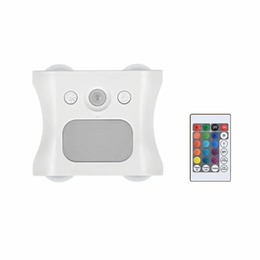 Veilleuse murale rechargeable à détecteur de mouvement sans fil, RGB 16 couleurs avec télécommande 7