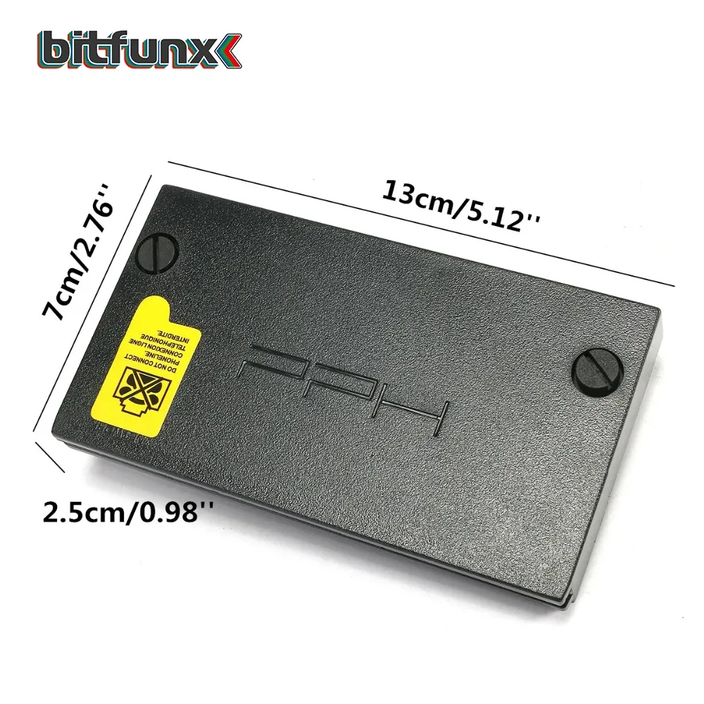Adaptateur SATA BitFunx GameStar pour disque dur HDD 2,5 et 3,5 pouces, compatible console de jeu PlayStation 2 (PS2) 5