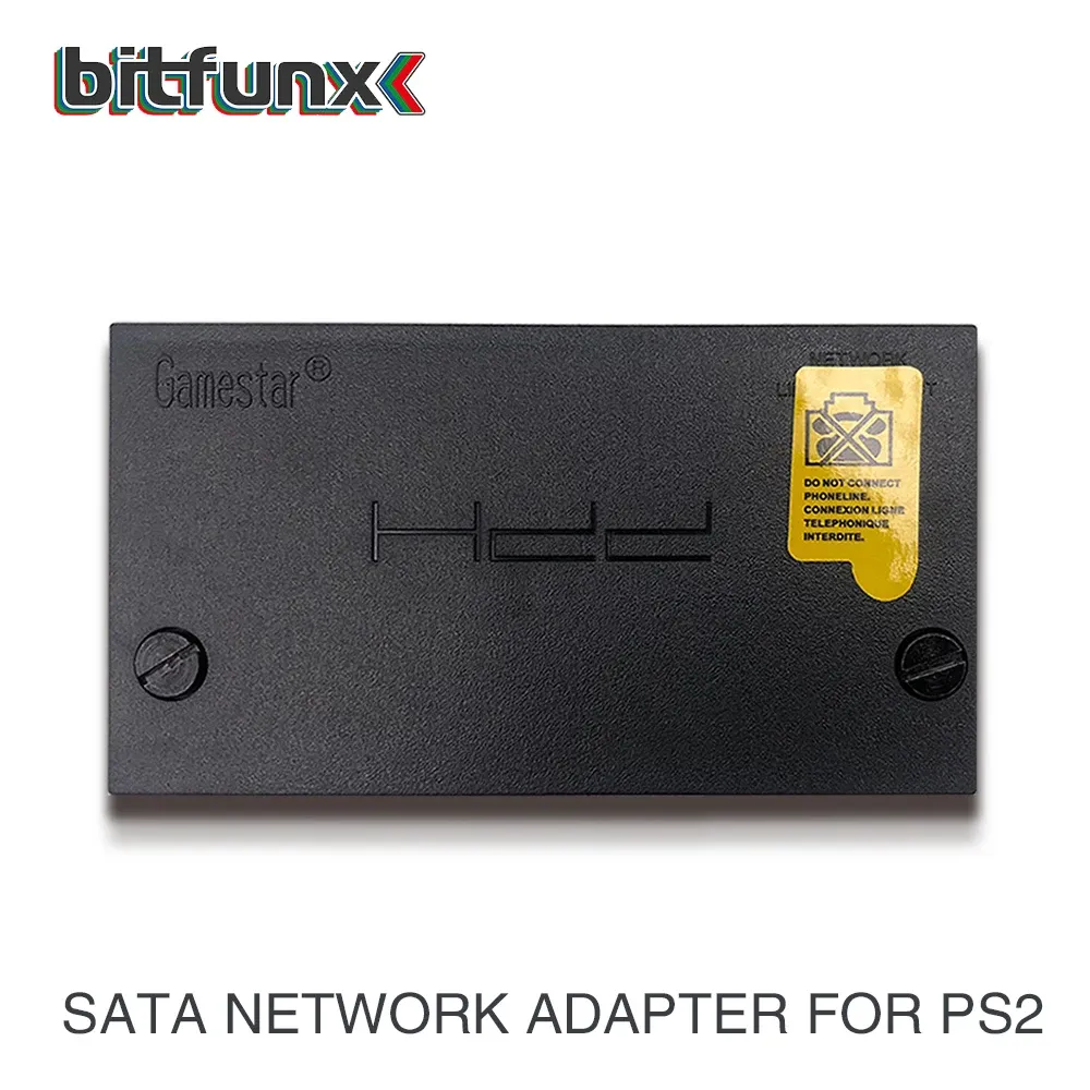 Adaptateur SATA BitFunx GameStar pour disque dur HDD 2,5 et 3,5 pouces, compatible console de jeu PlayStation 2 (PS2) 6
