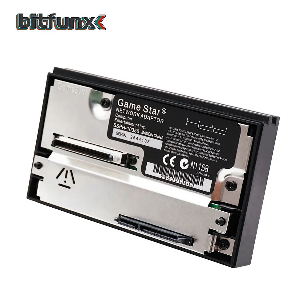 Adaptateur SATA BitFunx GameStar pour disque dur HDD 2,5 et 3,5 pouces, compatible console de jeu PlayStation 2 (PS2) 7