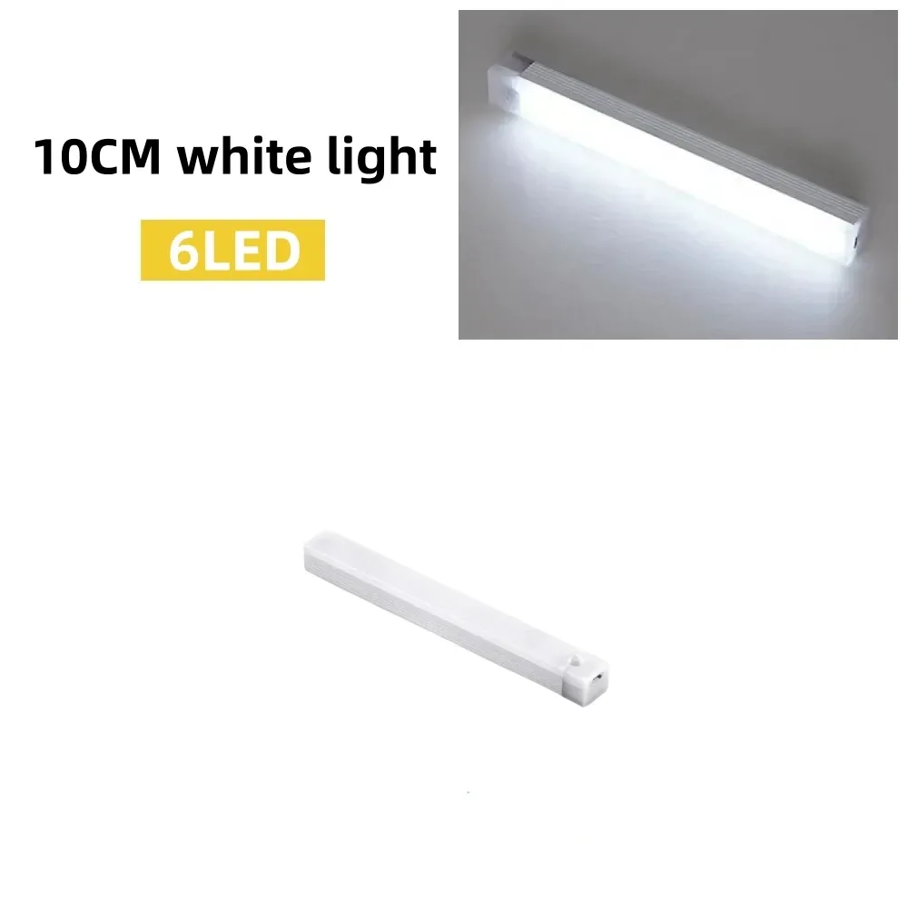 Veilleuse LED sans fil à détecteur de mouvement, rechargeable via USB-C, pour armoire, escalier et cuisine 12
