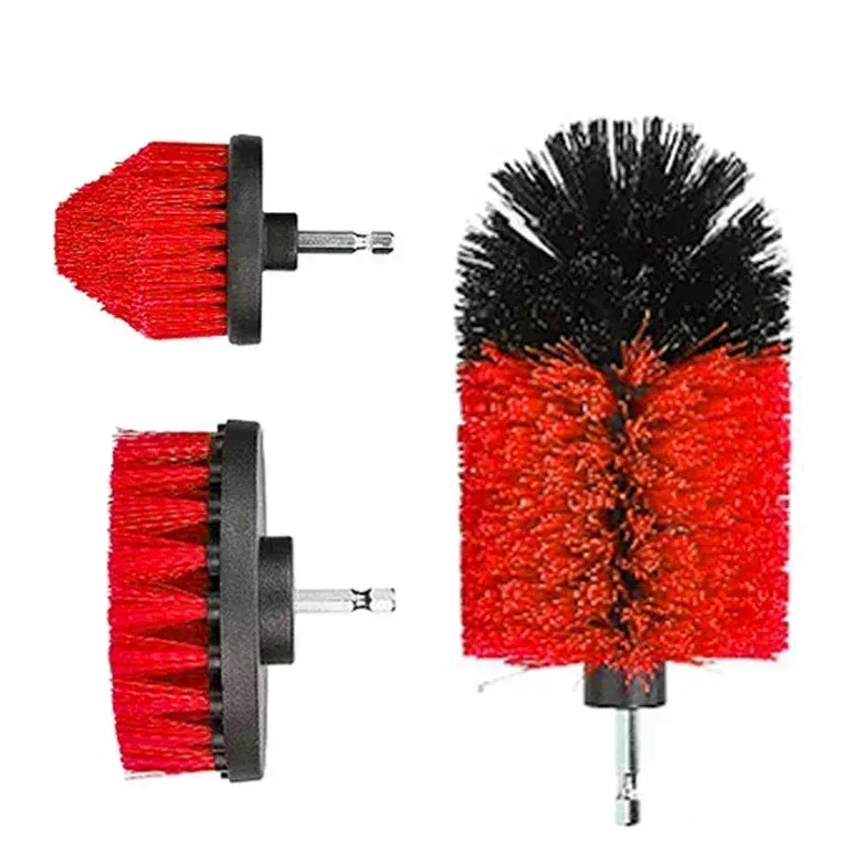 Brosses de nettoyage électriques en nylon pour perceuse