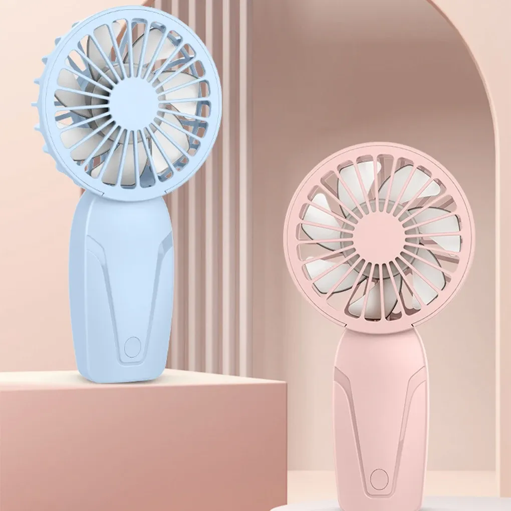 Ventilateur de poche ABS portable, léger, rechargeable par USB, design mignon, mini ventilateur de refroidissement