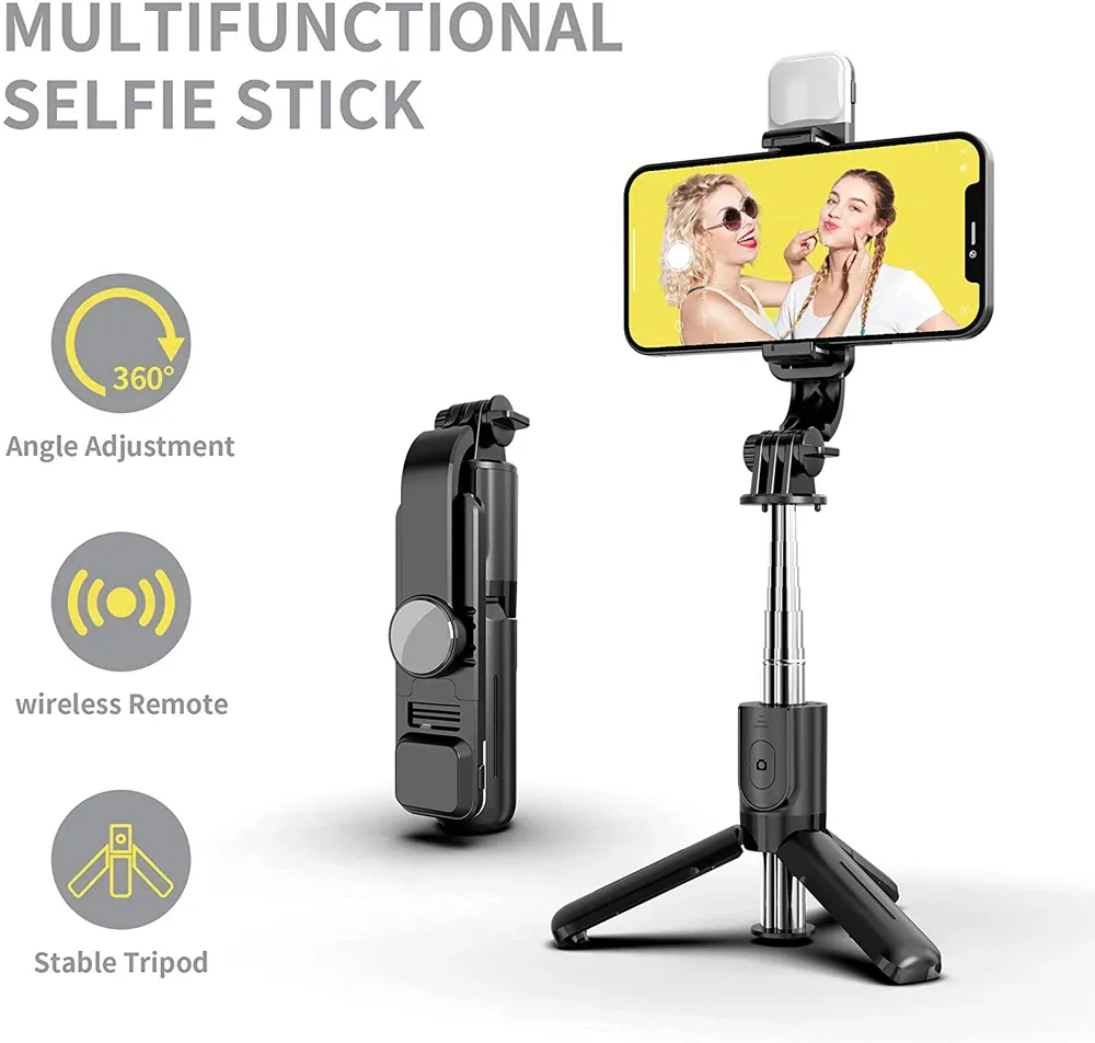 Perche à selfie Bluetooth, utilisation en extérieur