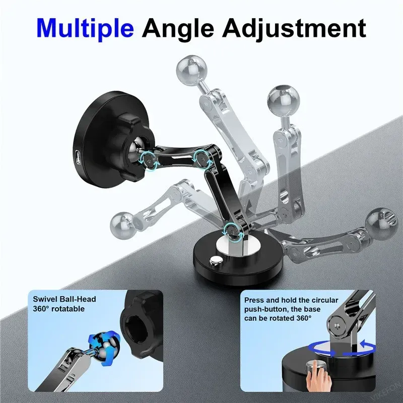 Détail du support magnétique et de sa finition