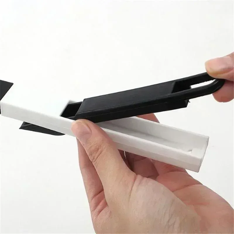 Brosse de nettoyage pour rail de fenêtre, brosse pour coin de clavier et pelle à poussière 2