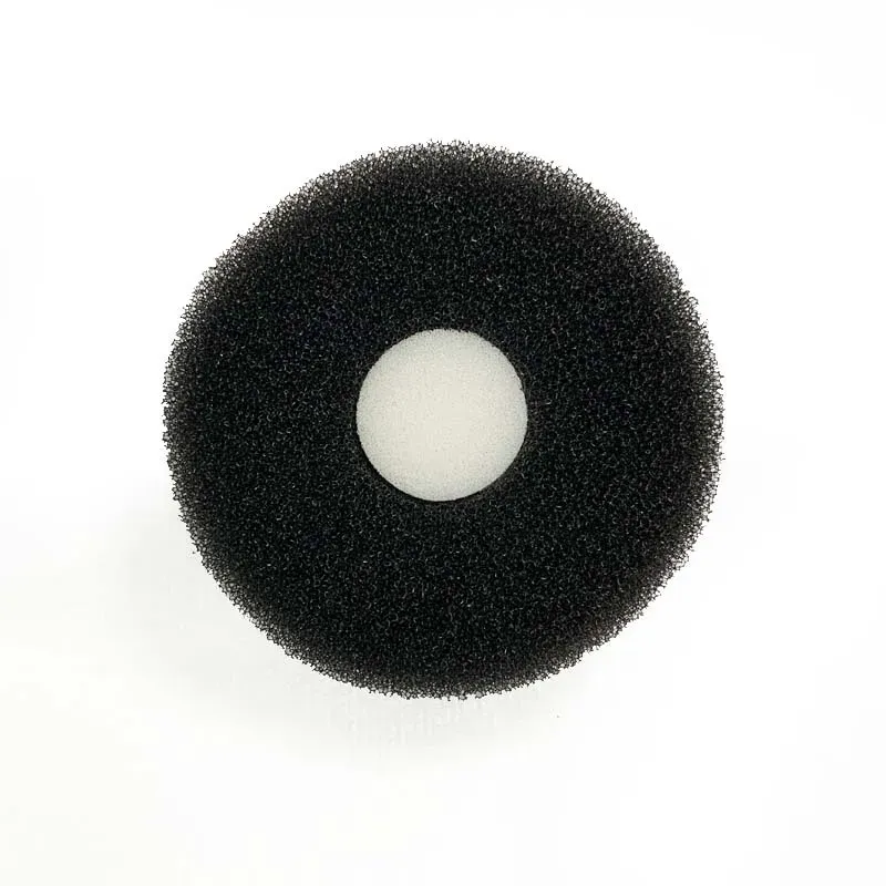 Éponge de nettoyage pour pinceaux de maquillage au charbon actif