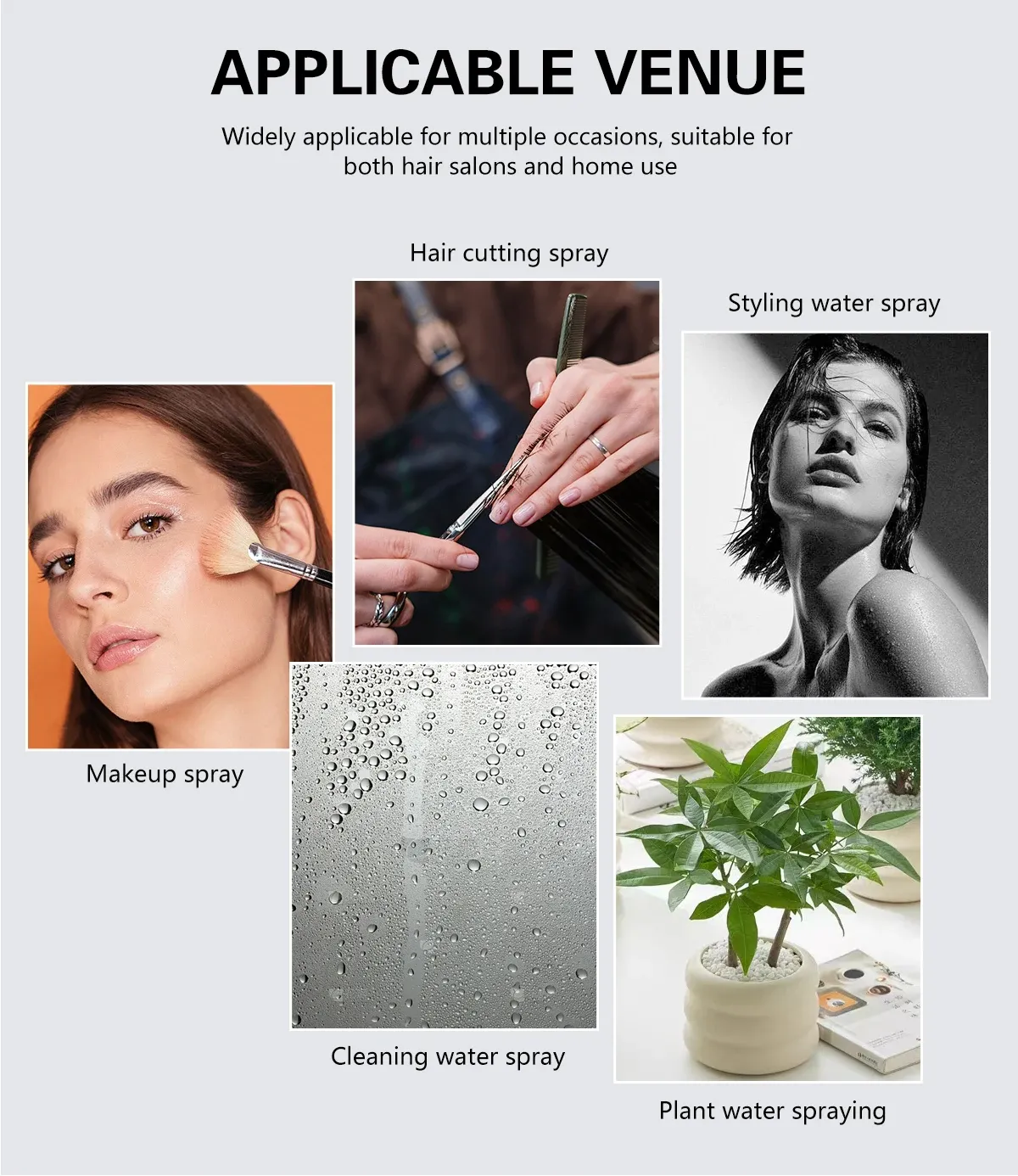 Pulvérisateur d'eau professionnel, ergonomie