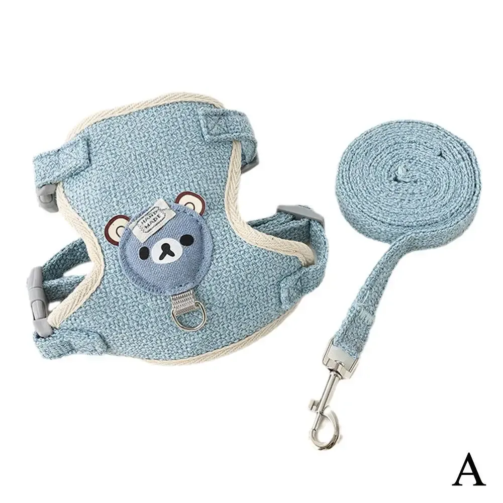 Joli petit gilet pour animaux de compagnie avec sangle de poitrine et laisse pour chien 7