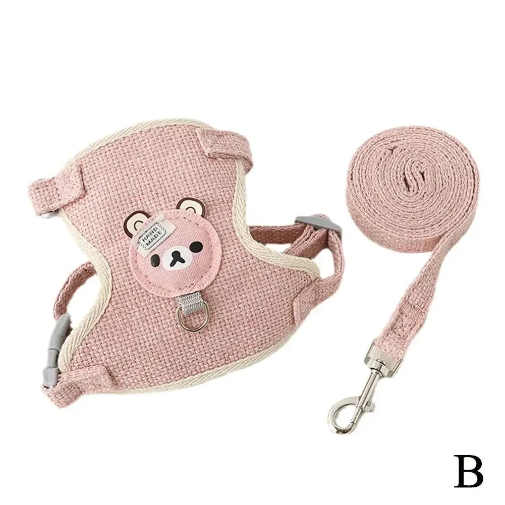 Joli petit gilet pour animaux de compagnie avec sangle de poitrine et laisse pour chien 8