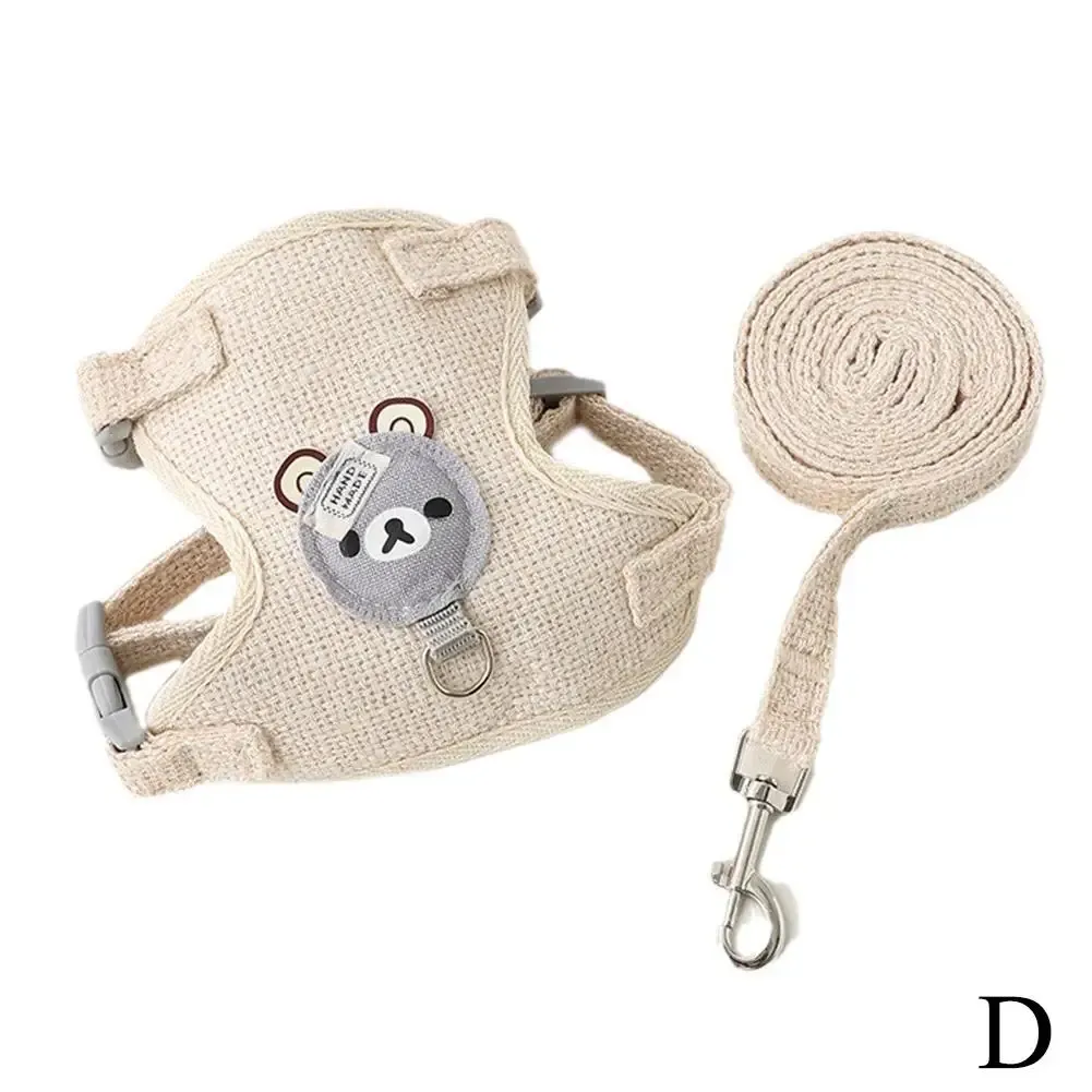 Joli petit gilet pour animaux de compagnie avec sangle de poitrine et laisse pour chien 10
