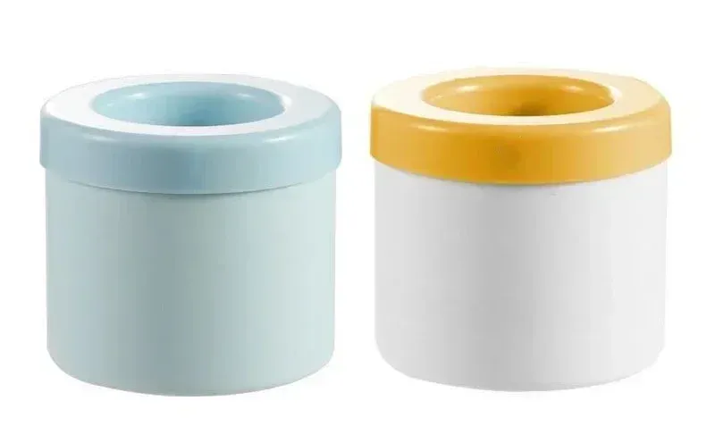 Moule à glaçons cylindrique en silicone, vue d'ensemble
