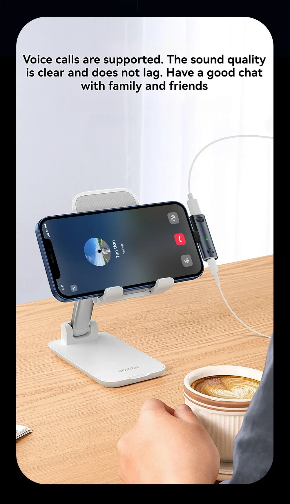 Adaptateur utilisé avec une tablette