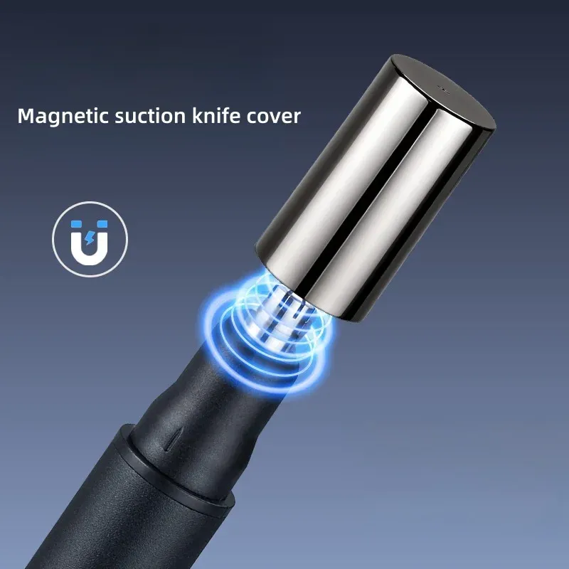 Tondeuse électrique 3-en-1 Mijia pour homme : nez, oreilles, barbe, pattes et sourcils, sans douleur, rechargeable 3