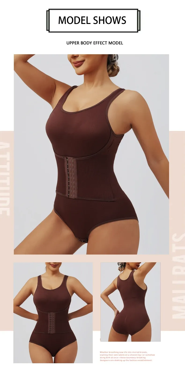 Shapewear femme gainant, vue de dos
