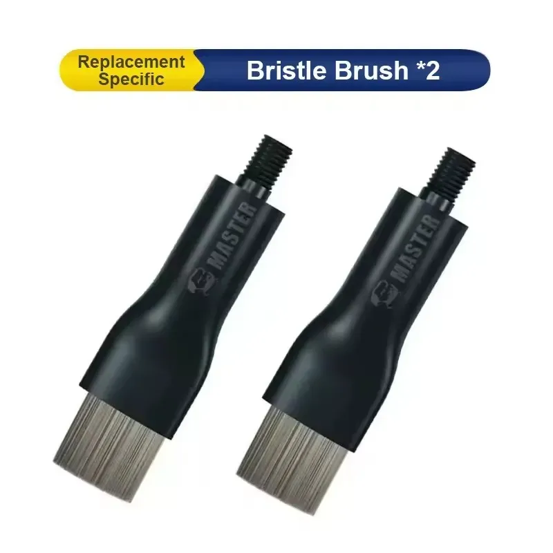 Brosse en acier pour technicien en électronique : nettoyage de cartes mères, retrait de colle, nettoyage des pads CI, des PCB et des CPU, réparation BGA, avec fonction brosse à souder 9