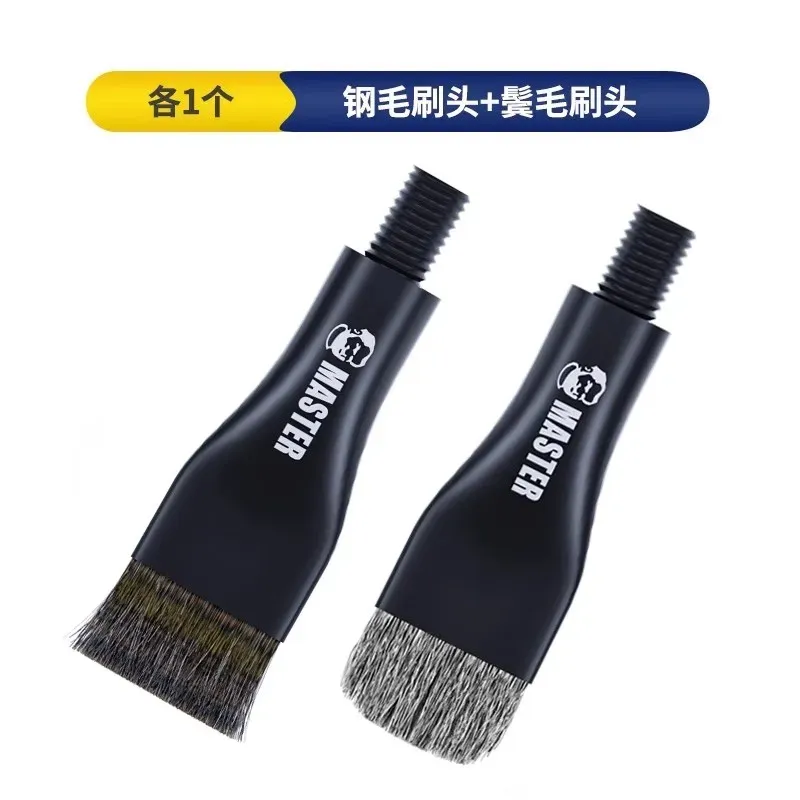 Brosse en acier pour technicien en électronique : nettoyage de cartes mères, retrait de colle, nettoyage des pads CI, des PCB et des CPU, réparation BGA, avec fonction brosse à souder 8