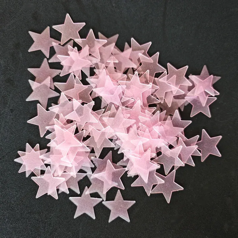 Autocollants muraux étoiles phosphorescentes pour chambre d'enfant, lot de 100 9