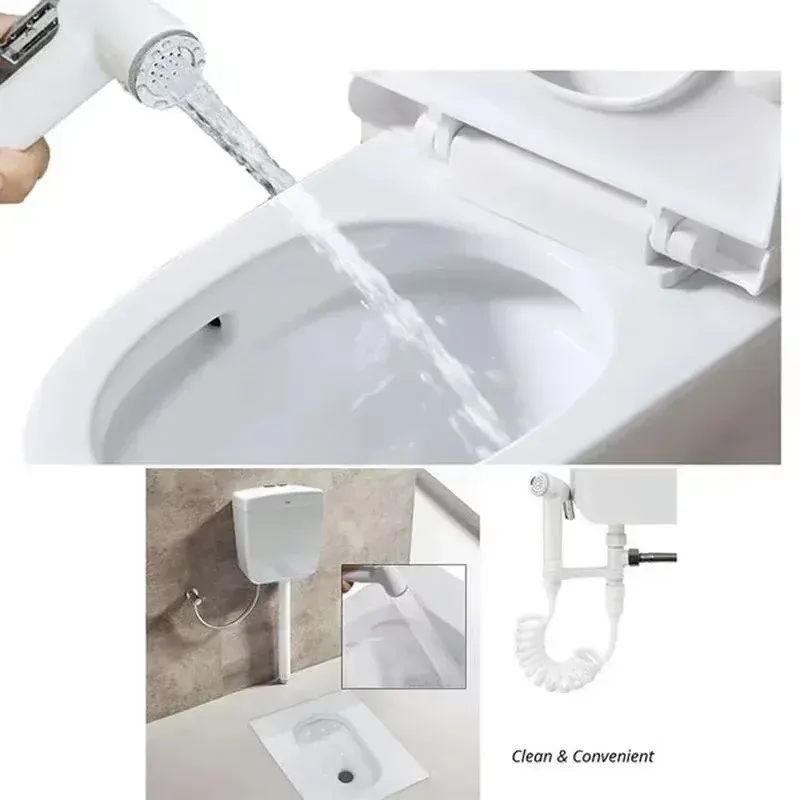 Pulvérisateur de bidet portable pour toilettes, accessoire de douche avec robinet de bidet 4