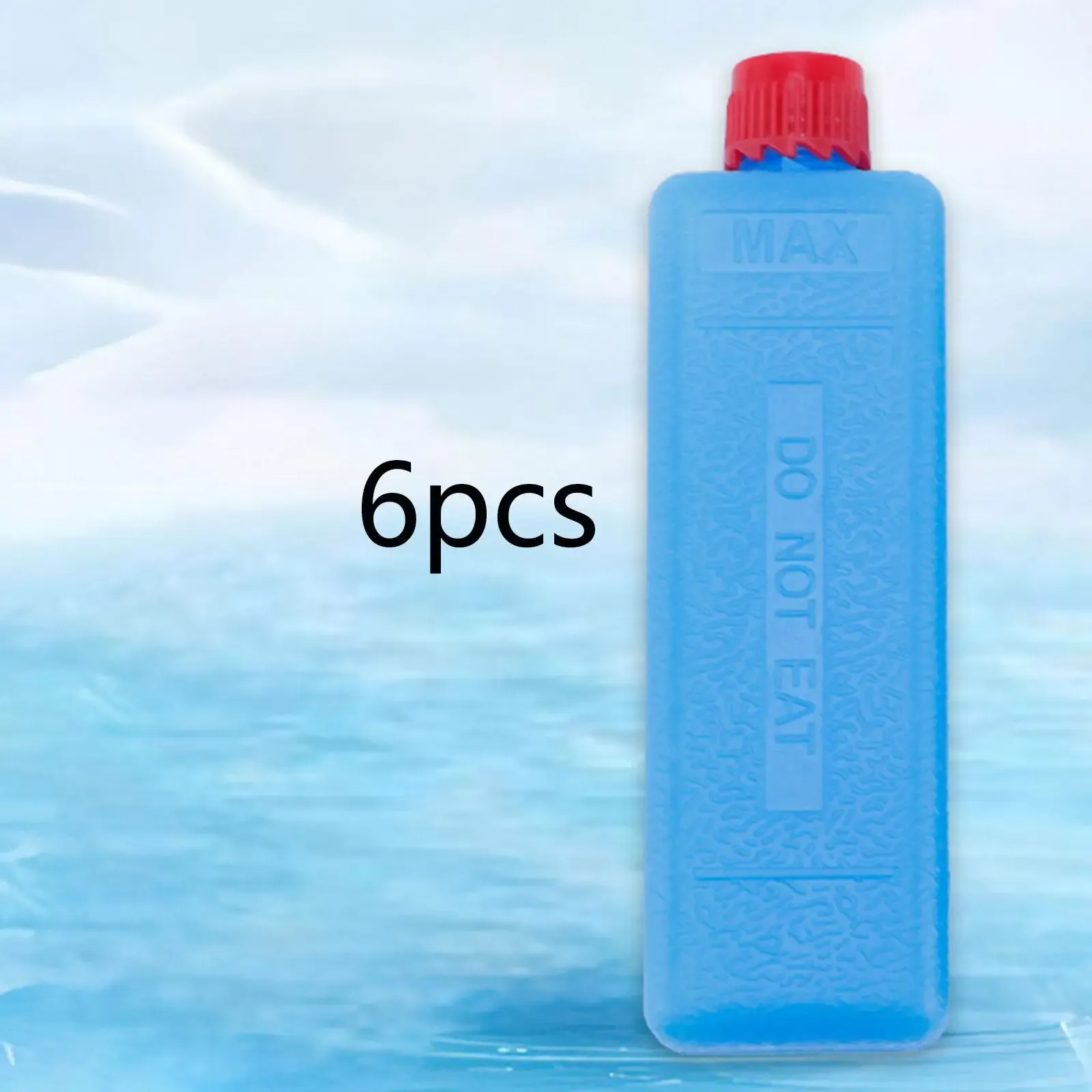 Blocs de glace réutilisables rectangulaires, lot de 6 à 12, pour camping, pique-niques, barbecues et voyages 2