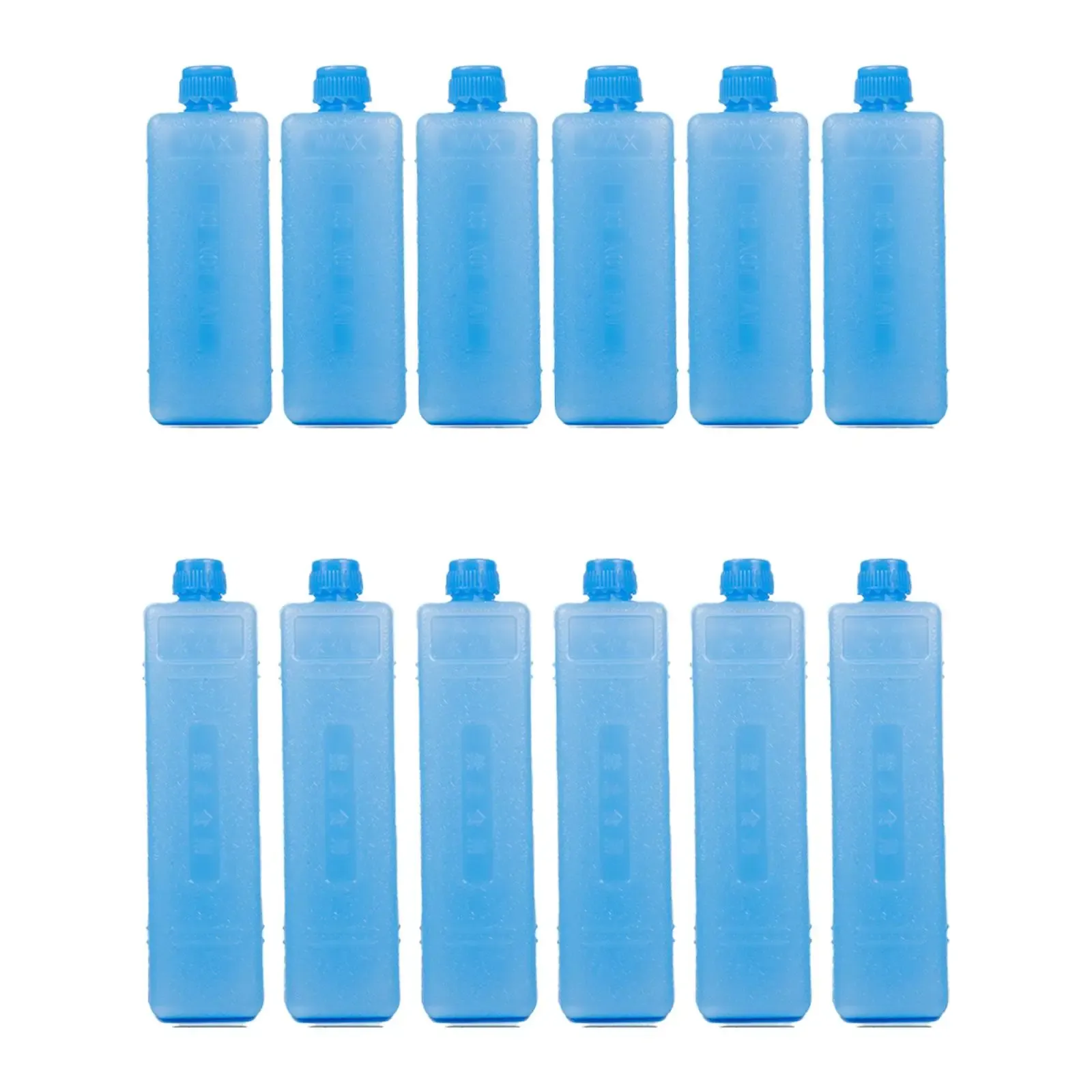 Blocs de glace réutilisables rectangulaires, lot de 6 à 12, pour camping, pique-niques, barbecues et voyages 11