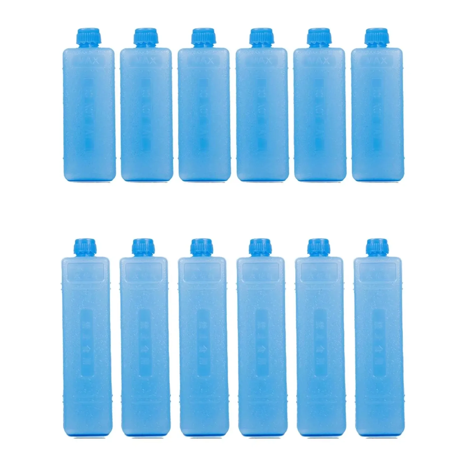 Blocs de glace réutilisables rectangulaires, lot de 6 à 12, pour camping, pique-niques, barbecues et voyages 15