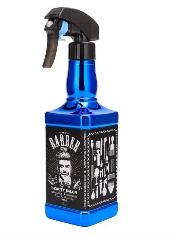 Vaporisateur continu africain pour salon de coiffure, bouteille de pulvérisation d'eau pour coupe de cheveux, accessoires de barbier, outils de barbier, 500 ml 11