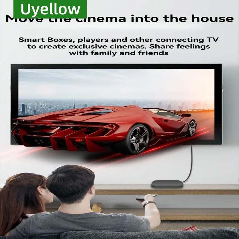 Câble HDMI 2.1 48 Gbps 8K 60Hz, 4K 120Hz, HDR et 3D, longueurs 50 cm, 1 m, 2 m, 3 m et 5 m, compatible HDTV et PC 3