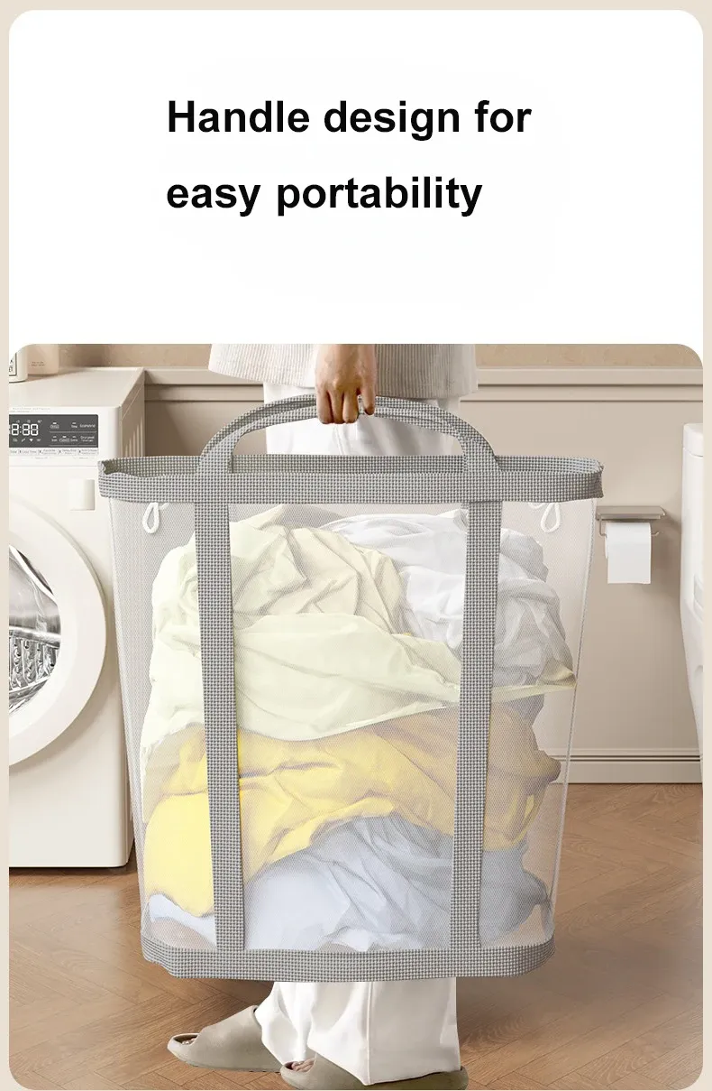 Panier à linge dans un intérieur