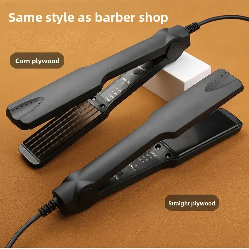 Fer à friser et à onduler en céramique tourmaline à chauffe rapide et température réglable, pour des ondulations volumineuses en usage professionnel 2